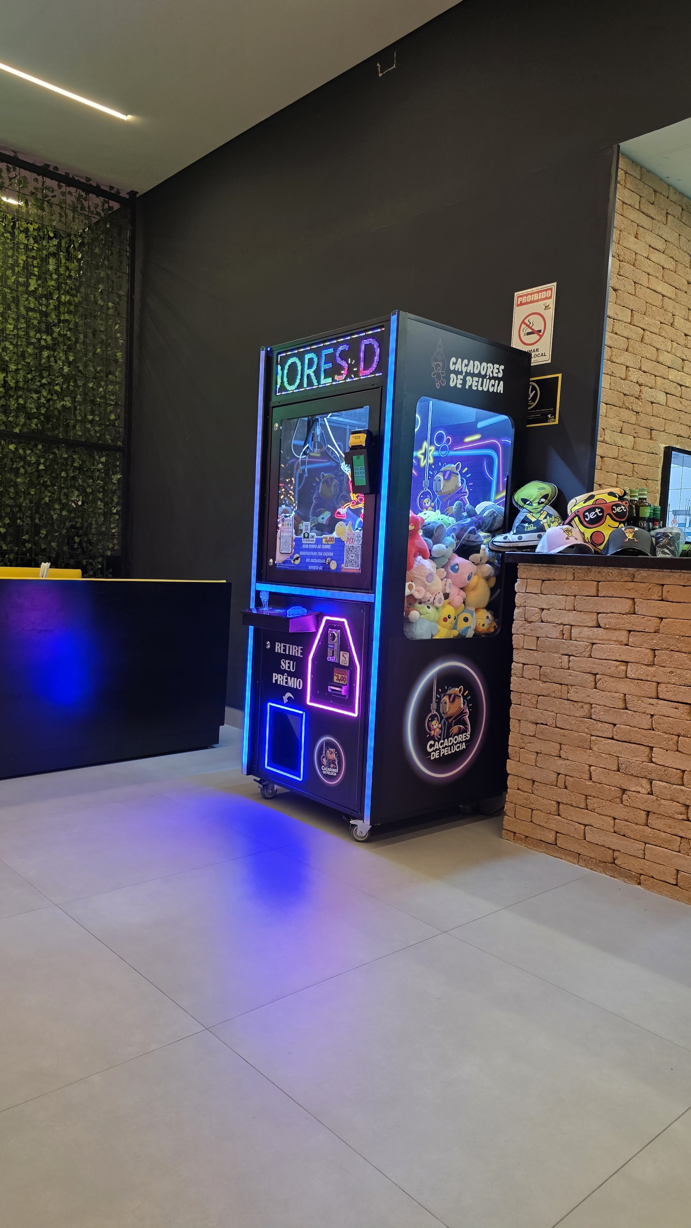 Máquina em restaurante